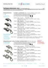 Seilspannklemmen (SSK/ISO-SSK) - Steinbacher Energie GmbH