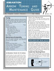 Easton Ion Arrow Chart