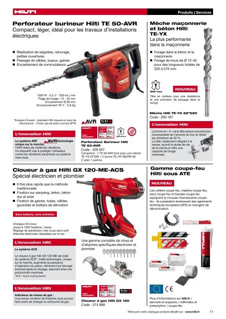 SERVICE ETALONNAGE - Hilti