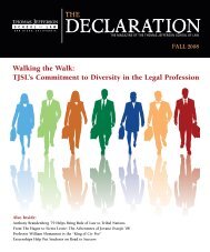 The Declaration - Fall 2008 - Thomas Jefferson School of Law