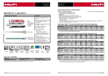 Hilti HIT-CT 1 with HIT-V - Hilti Danmark A/S