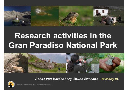 Research activities in the Gran Paradiso National Park