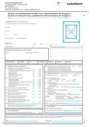 Gesuch um Erteilung eines Lernfahr - Brillen-Trotter AG, Aarau