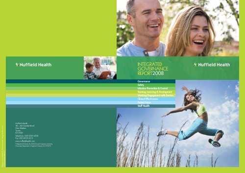 Integrated Governance Report 2008 - Nuffield Health