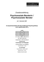 Psychosoziale Beraterin / Psychosozialer Berater - Volkshochschule ...