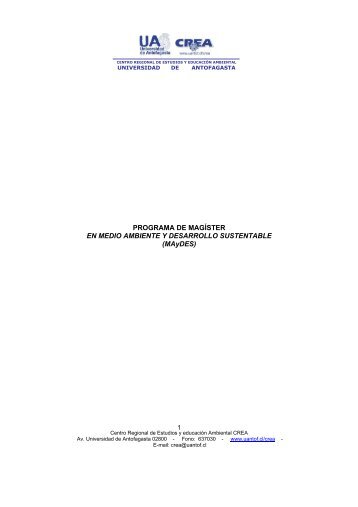documento magister - Universidad de Antofagasta