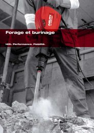 Forage et burinage - Hilti