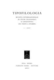 tipofilologia - Casalini Libri