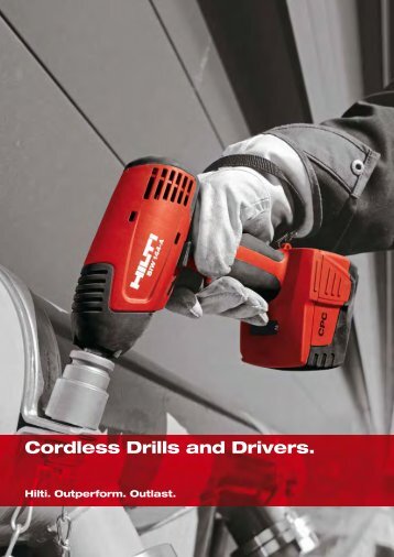 Cordless Drills and Drivers. - Hilti