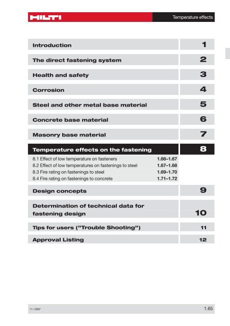 00 Contents - Hilti Svenska AB