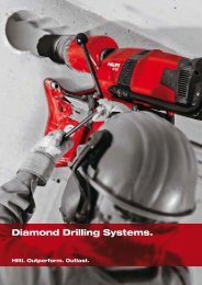 Diamond Drilling Systems. - Hilti