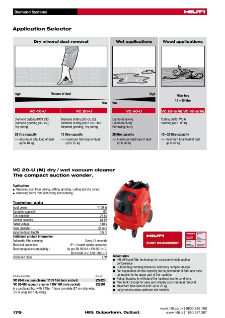 Diamond Drilling Systems. - Hilti