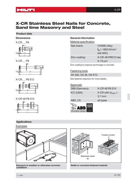 0 Contents - Hilti Svenska AB