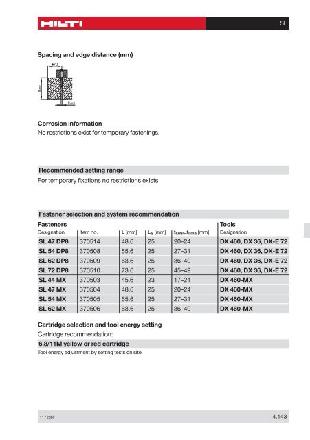 0 Contents - Hilti Svenska AB