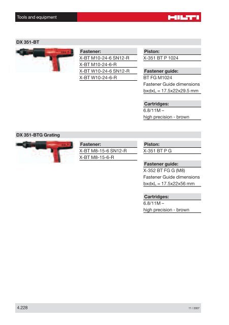 0 Contents - Hilti Svenska AB