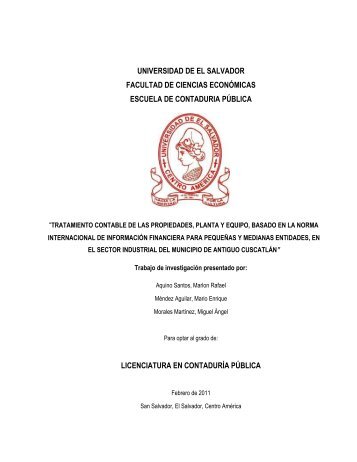 Descargar (1042Kb) - Universidad de El Salvador