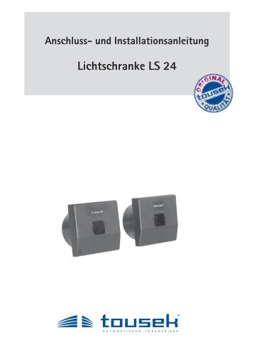Lichtschranke LS 24 - Tousek Shop by Antech