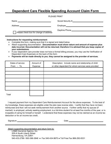 eligible services and doc fsa feds form