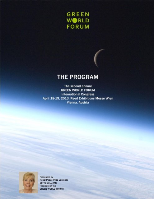the program of the 2013 green world forum