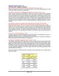 General Cargo Tariff 1-D - Alabama State Port Authority