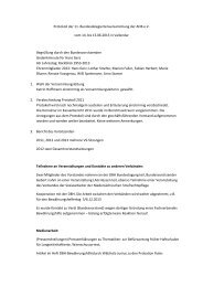 Protokoll der 11. Bundesdelegiertenversammlung und ... - ADB eV