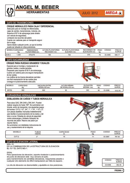 Gato de foso FMG-750A, Mega