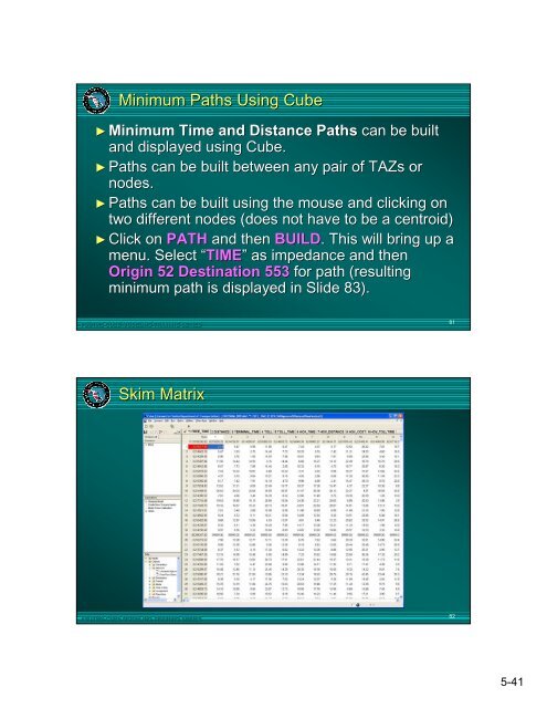 FSUTMS Comprehensive Modeling Workshop - Cambridge ...