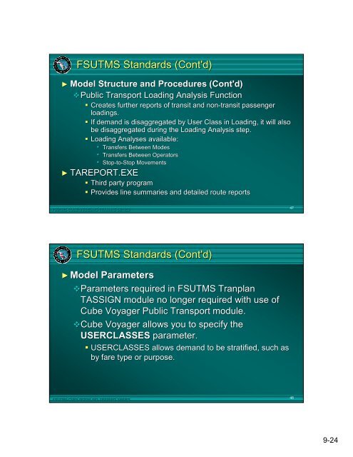 FSUTMS Comprehensive Modeling Workshop - Cambridge ...