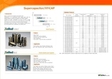 Download VINATECH ultracapacitors catalogue - Manudax