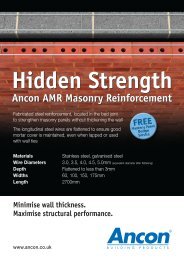 Ancon AMR Masonry Reinforcement - Building Products Index