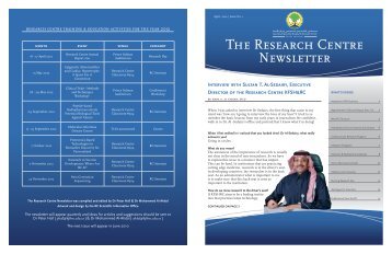 Issue 1 - the Research Centre Page