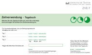 Zeitverwendung - Tagebuch [Download,*.pdf, 1,07 MB]