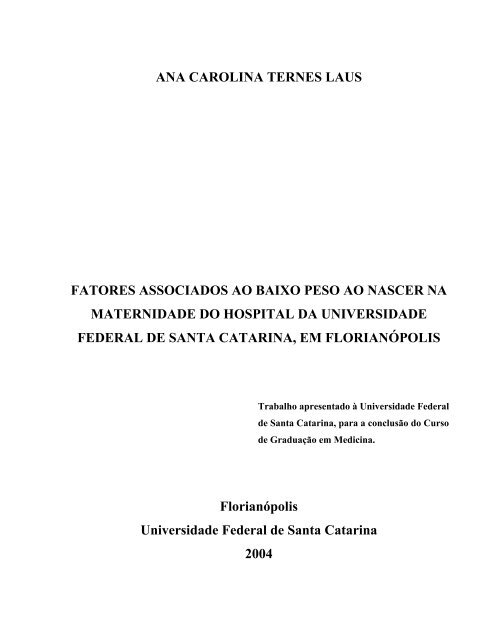 ana carolina ternes laus - UFSC