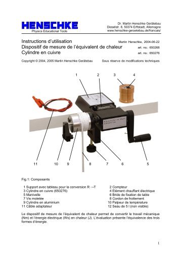 Le-equivalent-de-chaleur.pdf - Martin Henschke GerÃ¤tebau