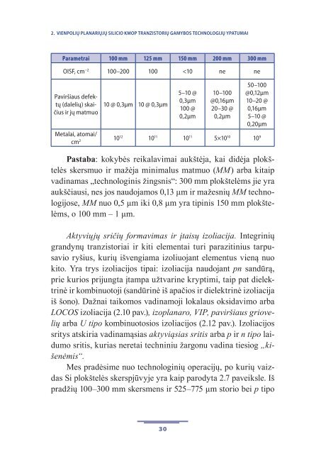 mikroschemÃ…Â³ technologijÃ…Â³ analizÃ„Â— - Vilniaus Gedimino technikos ...