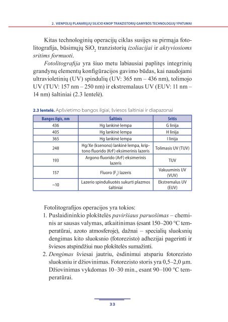 mikroschemÃ…Â³ technologijÃ…Â³ analizÃ„Â— - Vilniaus Gedimino technikos ...