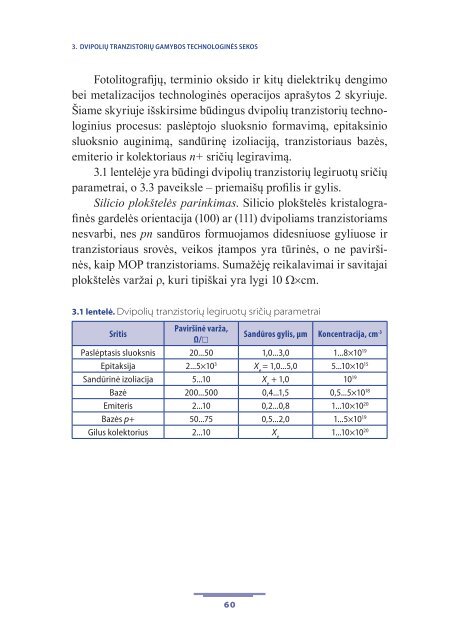 mikroschemÃ…Â³ technologijÃ…Â³ analizÃ„Â— - Vilniaus Gedimino technikos ...