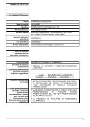 Curriculum Vitae Dott.ssa Giangrillo Concetta - Comune di Gangi