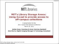 MIT's storage annex. - Atlas Systems