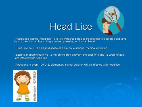 Head Lice - Farmington Public Schools