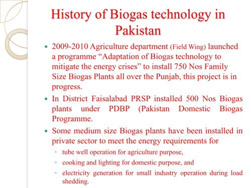 Bio-Power as Alternative Energy Resource For ... - icdd@uaf.edu.pk