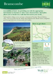 Branscombe - East Devon Area of Outstanding Natural Beauty