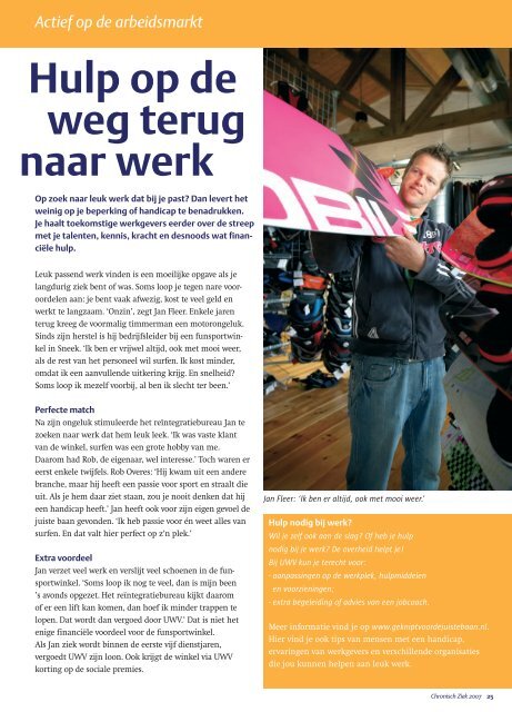 Magazine Chronisch Ziek - Week van de chronisch zieken