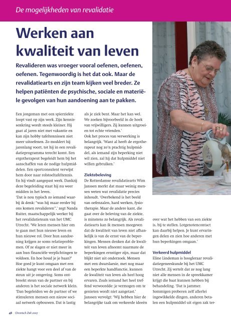 Magazine Chronisch Ziek - Week van de chronisch zieken