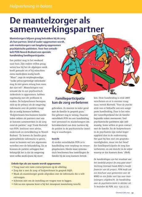 Magazine Chronisch Ziek - Week van de chronisch zieken