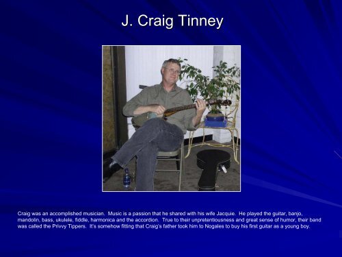 Marin-Herrera Water Award - Recipient Craig Tinney, Ph.D, P.E.