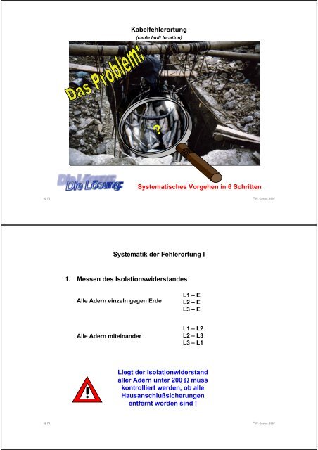 Seminar 3 - Kabel (ca. 3,4 MB) - HAAG Elektronische Messgeräte ...