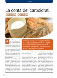 La conta dei carboidrati passo passo - Modus online