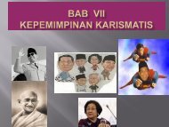 Bab IX Kepemimpinan Karismatik