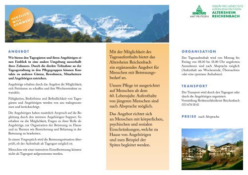 Tagesgast Flyer (PDF) - Altersheim Reichenbach